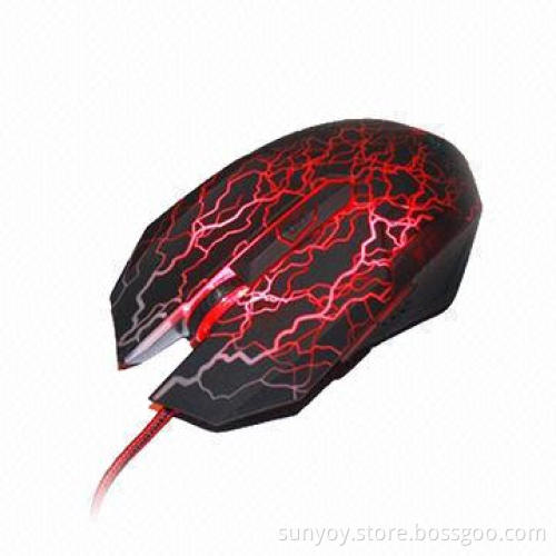 USB Wired Gaming Mouse, 1000dpi Resolution
